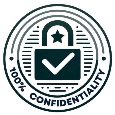 100 percent Confidentiality icon